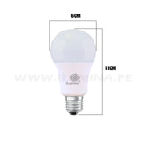 FOCO LED A60 12W E27 6000K LUZ BLANCA ILUMINA