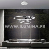 LAMPARA COLGANTE LED DE 3 LUCES CON CONTROL REMOTO PARA DEPARTAMENTOS EN SRUQUILLO EN LIMA EN PERU. LAMPARAS COLGANTES LED DESIREE. LAMPARAS COLGANTES LED SUSPENDIDAS DECORATIVAS. LAMPARAS COLGANTES LED MODERNAS PARA TECHO. LAMPARAS COLGANTES DESIREE DECORATIVAS SODIMAC, PROMART, EGLO, MAESTRO, SAGA FALABELLA.