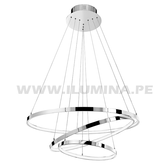 LAMPARA COLGANTE LED DE 3 LUCES CON CONTROL REMOTO PARA DEPARTAMENTOS EN SRUQUILLO EN LIMA EN PERU. LAMPARAS COLGANTES LED DESIREE. LAMPARAS COLGANTES LED SUSPENDIDAS DECORATIVAS. LAMPARAS COLGANTES LED MODERNAS PARA TECHO. LAMPARAS COLGANTES DESIREE DECORATIVAS SODIMAC, PROMART, EGLO, MAESTRO, SAGA FALABELLA.