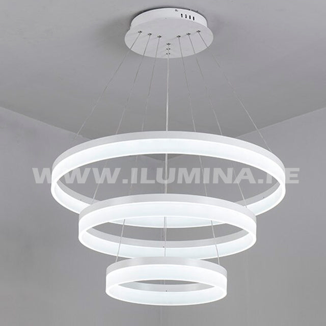 LÁMPARA COLGANTE PREMIUM LED GABRIELA + CONTROL REMOTO