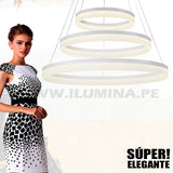 LÁMPARA COLGANTE PREMIUM LED GABRIELA + CONTROL REMOTO