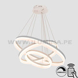 LÁMPARA COLGANTE PREMIUM LED GABRIELA + CONTROL REMOTO