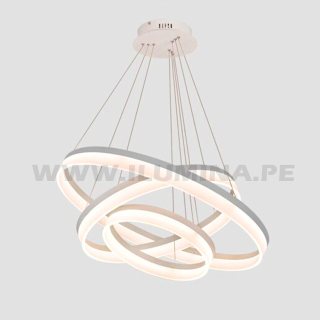 LÁMPARA COLGANTE PREMIUM LED GABRIELA + CONTROL REMOTO