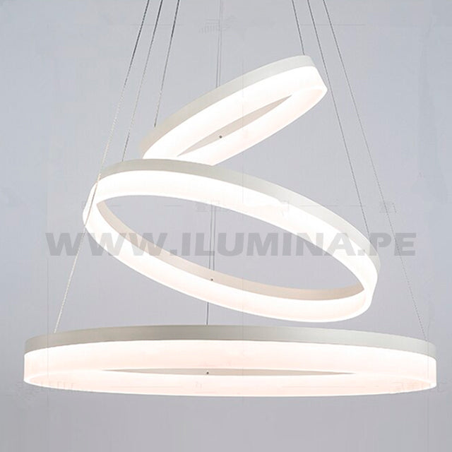 LÁMPARA COLGANTE PREMIUM LED GABRIELA + CONTROL REMOTO