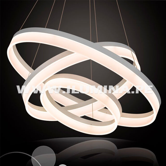 LÁMPARA COLGANTE PREMIUM LED GABRIELA + CONTROL REMOTO