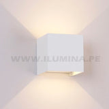 LÁMPARA DE EXTERIOR CUBE LED WHITE 6W LUZ BLANCA