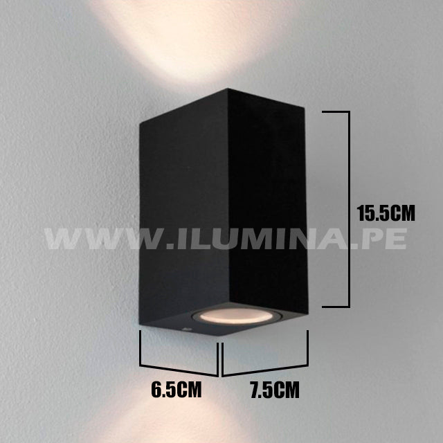 LÁMPARA DE EXTERIOR LED AMOSIEL BLACK