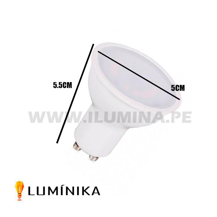 DICROICO LED 8W LUMINIKA LUZ BLANCA GU10