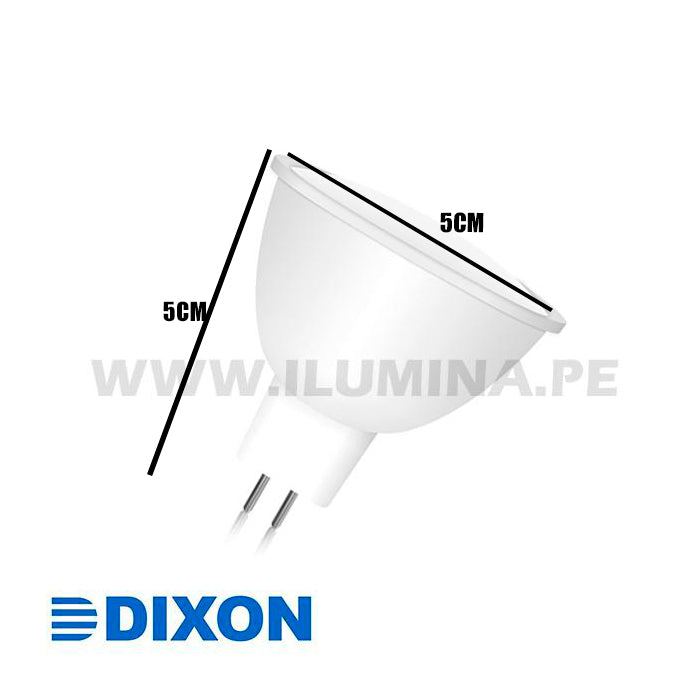 DICROICO LED 9W GU5.3 DIXON LUZ BLANCA