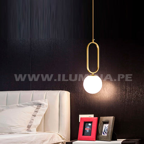 LÁMPARA COLGANTE XOANA LUX GOLD LED