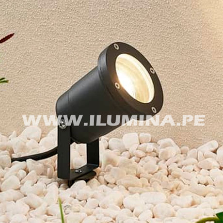 LUMINARIA MINI ESTACA LED ORIENTABLE PARA JARDIN GU10