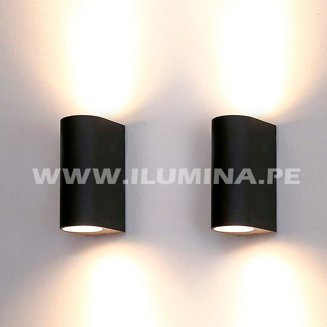 LÁMPARA DE EXTERIOR CAROLA BLACK LED 6W