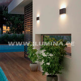 LÁMPARA DE EXTERIOR LED DANAE BLACK 12W LUZ CÁLIDA