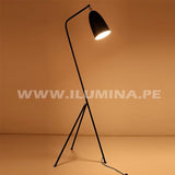 LÁMPARA DE PIE MINIMALISTA CARINA BLACK LED