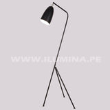 LÁMPARA DE PIE MINIMALISTA CARINA BLACK LED