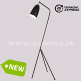 LÁMPARA DE PIE MINIMALISTA CARINA BLACK LED