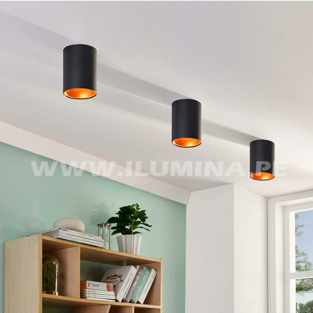 SPOT ADOSABLE DANIELA LED BLACK AND COPPER