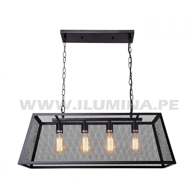 LÁMPARA COLGANTE LILIANA BLACK LED