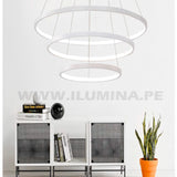 LAMPARA COLGANTE LED DE 3 LUCES CON CONTROL REMOTO PARA DEPARTAMENTOS EN SRUQUILLO EN LIMA EN PERU. LAMPARAS COLGANTES LED DESIREE. LAMPARAS COLGANTES LED SUSPENDIDAS DECORATIVAS. LAMPARAS COLGANTES LED MODERNAS PARA TECHO. LAMPARAS COLGANTES DESIREE DECORATIVAS SODIMAC, PROMART, EGLO, MAESTRO, SAGA FALABELLA.