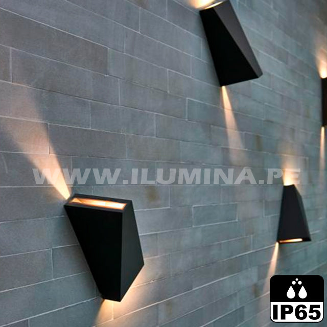 LÁMPARA DE EXTERIOR LAURA BLACK LED LUZ CÁLIDA