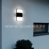 LÁMPARA DE EXTERIOR OLIVIA BLACK LED 12W LUZ CÁLIDA