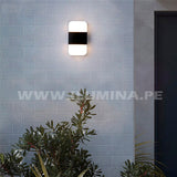 LÁMPARA DE EXTERIOR OLIVIA BLACK LED 12W LUZ CÁLIDA