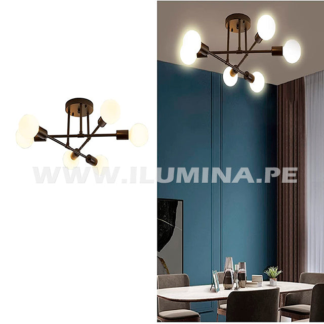 LÁMPARA COLGANTE OLENKA BLACK LED
