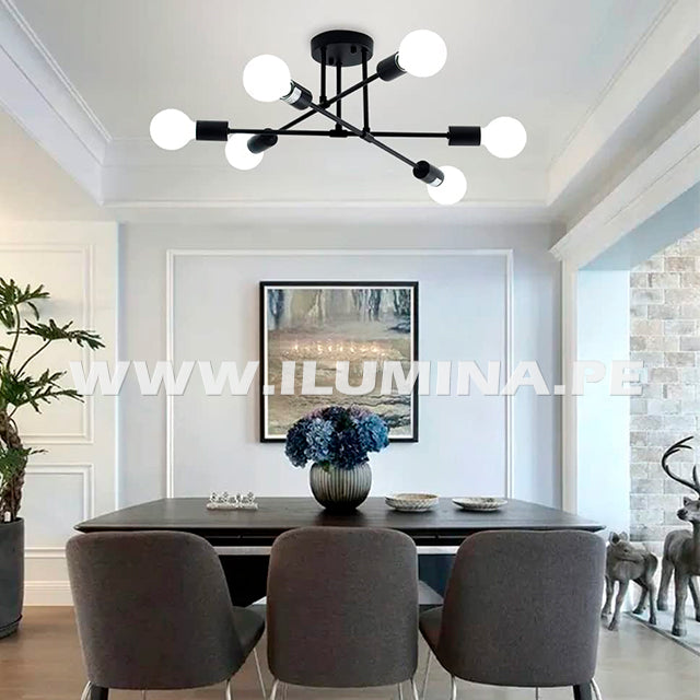 LÁMPARA COLGANTE OLENKA BLACK LED