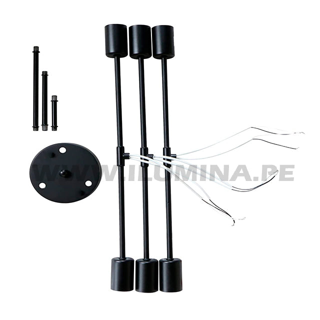 LÁMPARA COLGANTE OLENKA BLACK LED