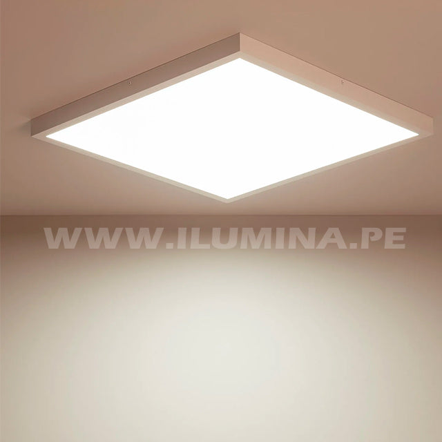 PANEL LED CUADRADO 48W 600X600 3000K LUZ CÁLIDA