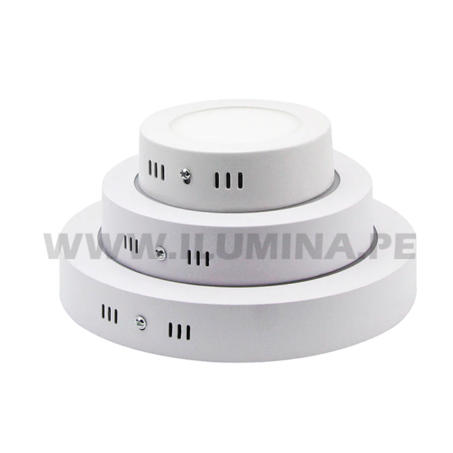 PANEL LED SIMPLE CIRCULAR 6W ADOSABLE LUZ CÁLIDA 3000K