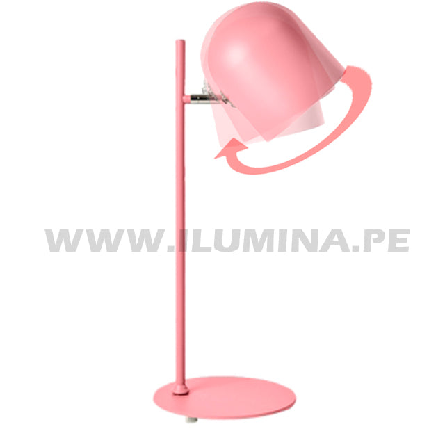 LÁMPARA DE MESA PINK ROSE LUZ CÁLIDA