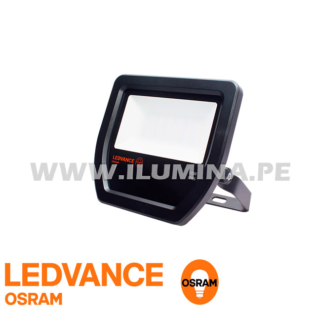 REFLECTOR LED 30W OSRAM LEDVANCE NEGRO LUZ BLANCA 5000K