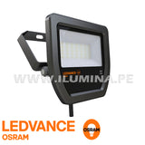 REFLECTOR LED 30W OSRAM LEDVANCE NEGRO LUZ BLANCA 5000K