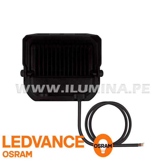 REFLECTOR LED 50W OSRAM LEDVANCE NEGRO LUZ CÁLIDA