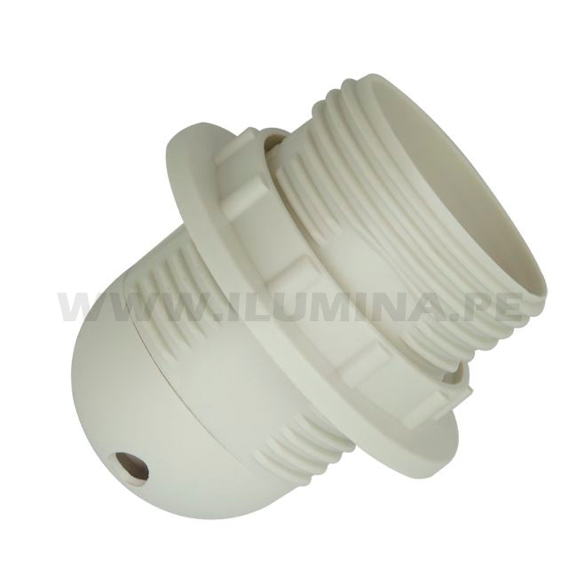 SOCKET IMPORTADO PARA LÁMPARA E27 BLANCO