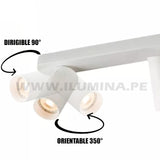 LÁMPARA DE TECHO AUSTRIA LED WHITE