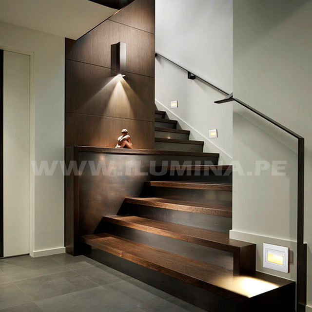  Iluminación LED para escaleras para interiores, 3 W