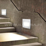 SPOT LUZ GUÍA DE PASO DE ESCALERA BLANCO SÚPER SLIM LED 5W