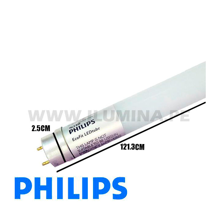 TUBO LED 16W 1.20MTS PHILIPS LUZ CÁLIDA