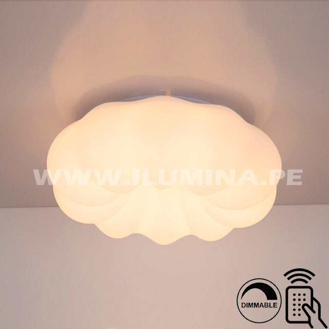 LÁMPARA DE TECHO GLORIA LED WHITE 36W + CONTROL REMOTO