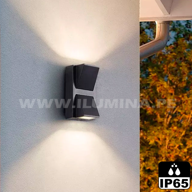 LÁMPARA DE EXTERIOR LED LILIANA BLACK 6W LUZ CÁLIDA