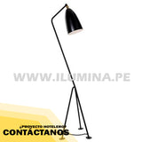 LÁMPARA DE PIE MINIMALISTA CARINA BLACK LED