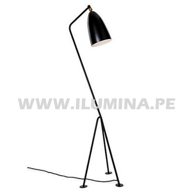 LÁMPARA DE PIE MINIMALISTA CARINA BLACK LED