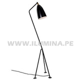 LÁMPARA DE PIE MINIMALISTA CARINA BLACK LED