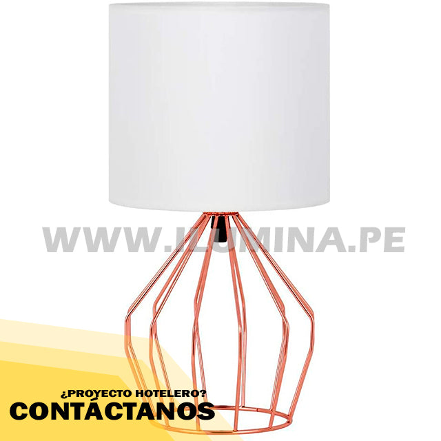 LÁMPARA DE MESA VINTAGE JAULA MIA