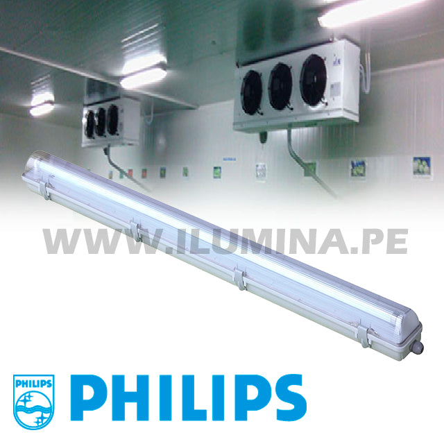 LUMINARIA HERMÉTICA TIPO INDIKO LED 1.20M PHILIPS 01LUZ