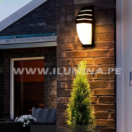 LÁMPARA DE EXTERIOR SIMONA LED BLACK LUZ CÁLIDA