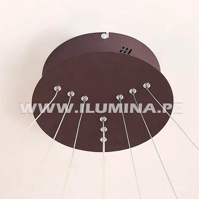 LAMPARA COLGANTE LED DE 3 LUCES CON CONTROL REMOTO PARA DEPARTAMENTOS EN SRUQUILLO EN LIMA EN PERU. LAMPARAS COLGANTES LED DESIREE. LAMPARAS COLGANTES LED SUSPENDIDAS DECORATIVAS. LAMPARAS COLGANTES LED MODERNAS PARA TECHO. LAMPARAS COLGANTES DESIREE DECORATIVAS SODIMAC, PROMART, EGLO, MAESTRO, SAGA FALABELLA.