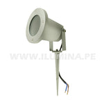 LUMINARIA ESTACA DE JARDIN LED GRIS MR16